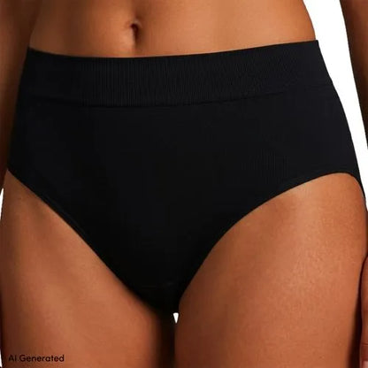 Women's Bikini Brief Cotton Comfort Seamless Basic Panties 3 Pack