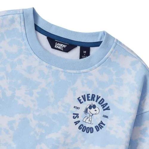 Peanuts™ x Lands' End Boys Crewneck Sweatshirt
