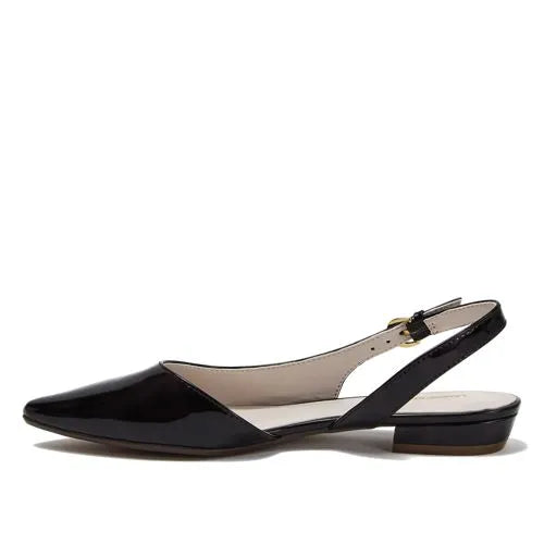 Women's Leather Slingback Low Heels