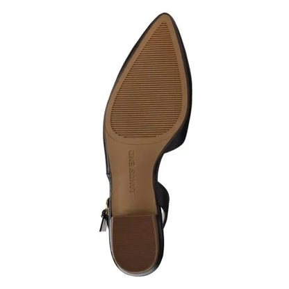 Women's Leather Slingback Low Heels