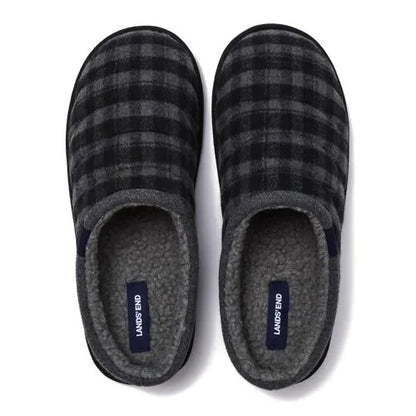 Men's Quilted Flannel Slippers