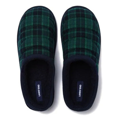 Men's Quilted Flannel Slippers