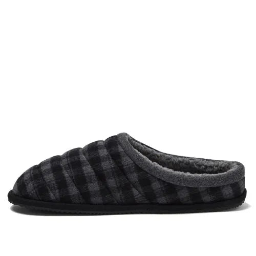 Men's Quilted Flannel Slippers