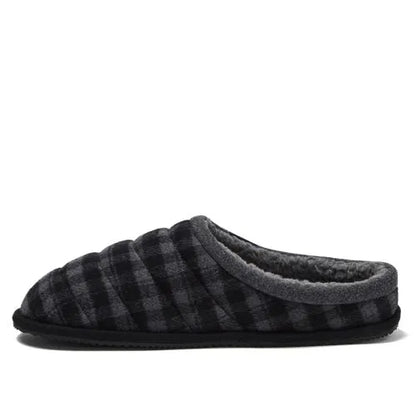 Men's Quilted Flannel Slippers