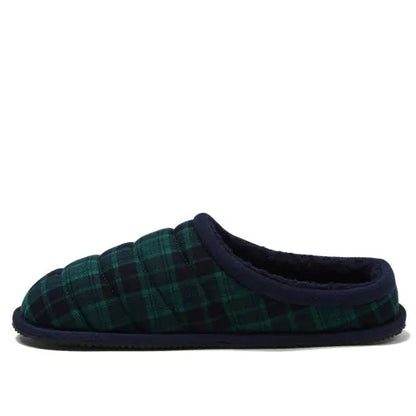 Men's Quilted Flannel Slippers