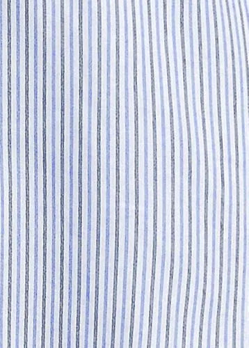 Men's No Iron Supima Cotton Pinpoint Straight Collar Dress Shirt