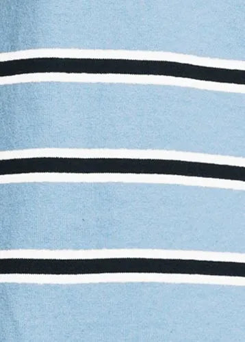 Men's Long Sleeve Stripe Rugby Shirt