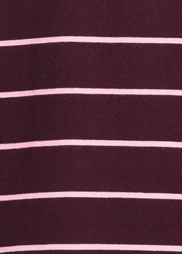 Men's Long Sleeve Stripe Rugby Shirt
