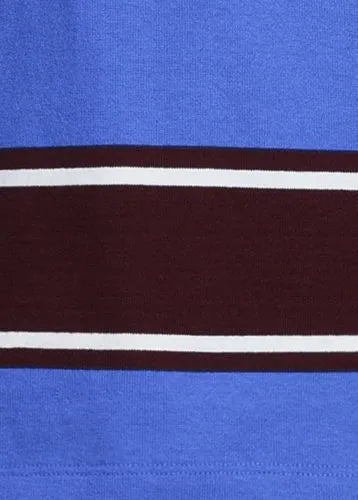 Men's Long Sleeve Stripe Rugby Shirt