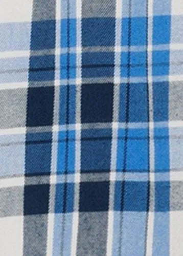 Men's Sherpa Fleece Lined Flannel Robe