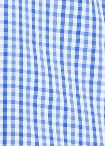 Men's Long Sleeve Straight Collar Patterned Broadcloth Shirt