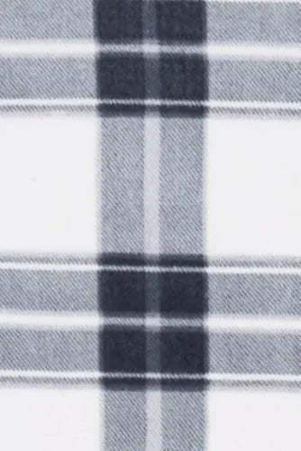 Cannon Cozy Teddy Plaid Sweater Knit Blanket
