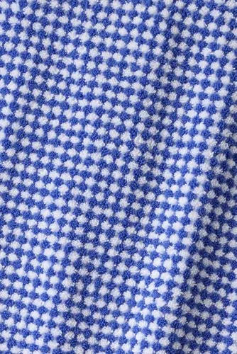 Quick-Dry Cotton Textured Gingham Bath Towel