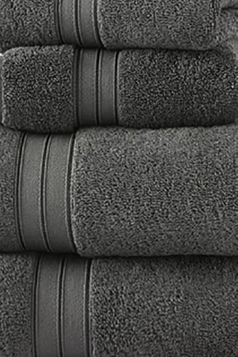 Blue Loom Liam Odor Resistant Cotton 6 Piece Bath Towel Set