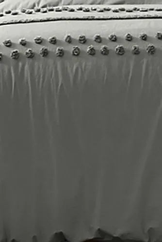 Blue Loom Hazel Textured Cotton Duvet Cover Set