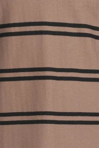 Men's Long Sleeve Textured Herringbone Henley