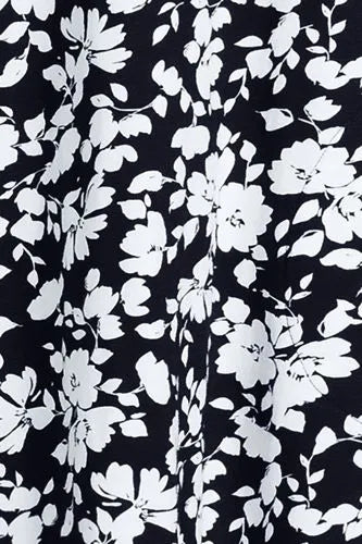 Women's Cotton Jersey Notch Neck Dress