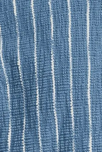 Men's Long Sleeve Knit Boucle Button Through Shirt