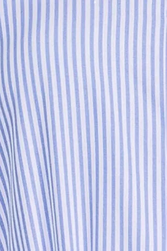 Women's Poplin Ruffle Button Front Shirt