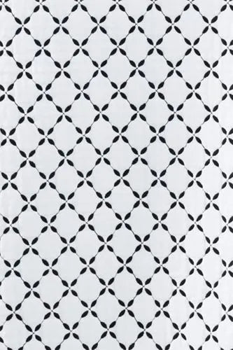 Embroidered Diamond Double Voile Quilt