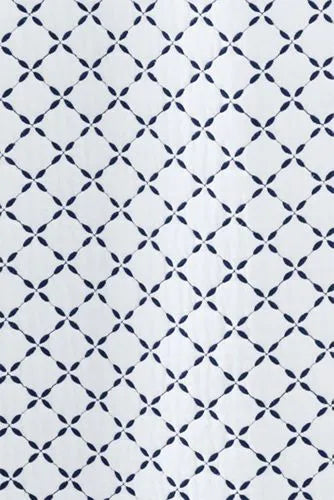 Embroidered Diamond Double Voile Quilt