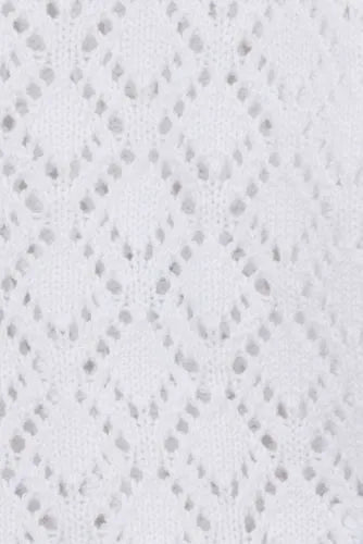 Girls Button Front Pointelle Knit Cardigan