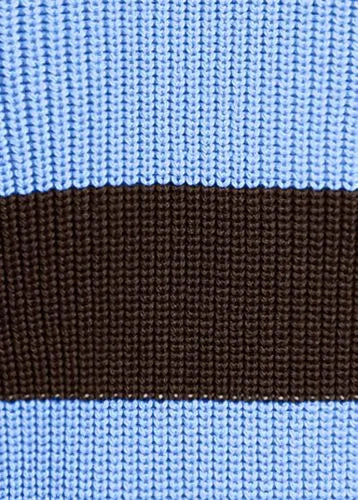 Women's Drifter Rugby with Woven Collar Sweater