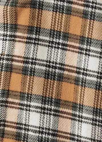 Men's Authentic Flannel Shirt with Corduroy Collar