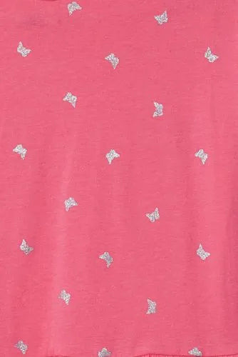 Girls Long Sleeve Ruffle Tunic Top
