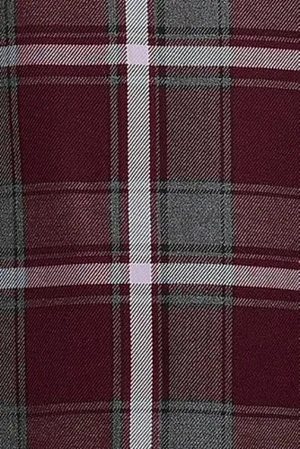School Uniform Girls Plaid Button Shoulder Patch Pocket Jumper