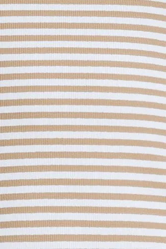 Women's Short Sleeve Crew Neck Micro Rib Mini Tee