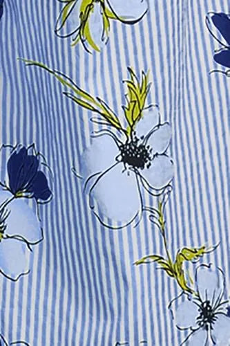 Women's Cotton Poplin 2 Piece Pajama Set - Long Sleeve Top and Pants