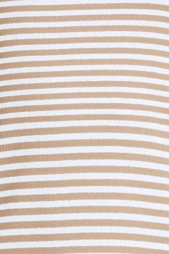 Women's Petite Micro Rib Crew Neck Tank