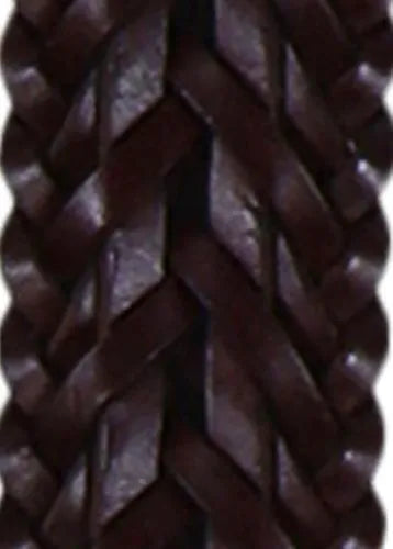 Men's Leather Braid Belt
