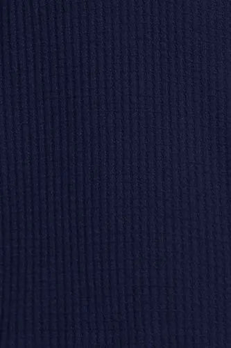 Women's Long Sleeve Waffle Button Up Henley