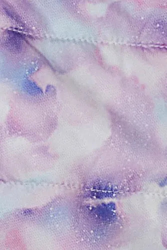 Girls Fleece Lined Printed Parka