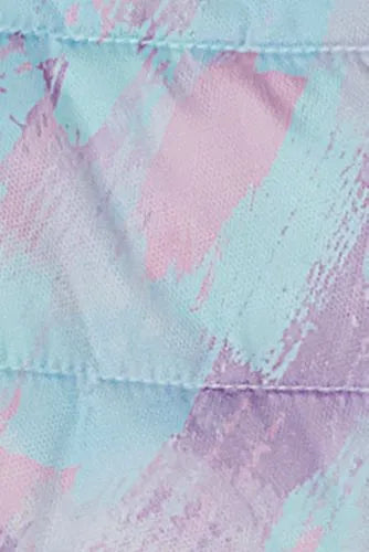 Girls Fleece Lined Printed Parka
