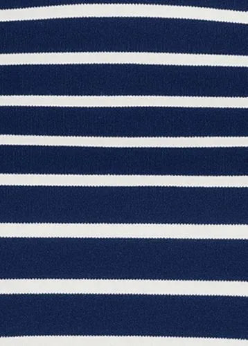Women's Bracelet Sleeve Supima Cotton Boat Neck Flare Sleeve Top