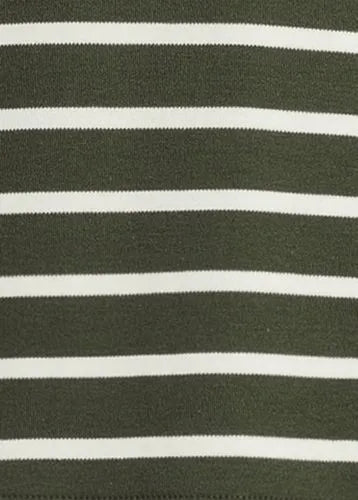 Women's Bracelet Sleeve Supima Cotton Boat Neck Flare Sleeve Top