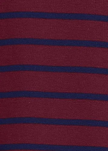 Women's Bracelet Sleeve Supima Cotton Boat Neck Flare Sleeve Top