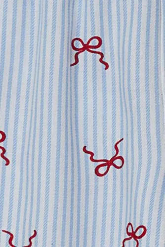 Girls Bow Flannel Pajama Pants