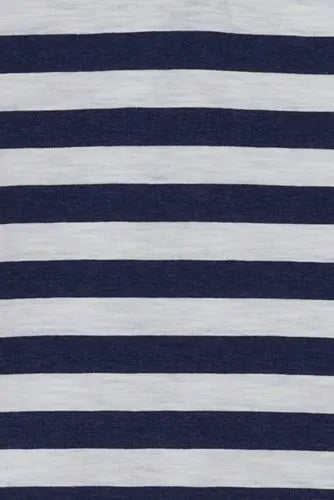 Boys Long Sleeve Striped Henley