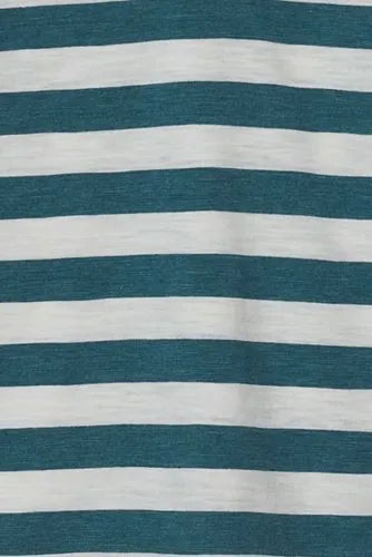Boys Long Sleeve Striped Henley