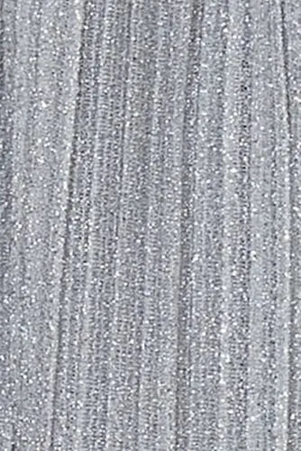 Girls Pleated Metallic Skirt