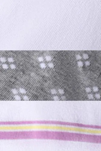 Women's Cotton Patterned Ankle Socks 3 Pack