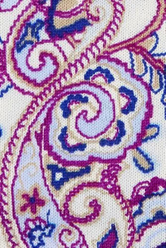 Women's Fine Gauge Cotton Long Open Cardigan Sweater - Print