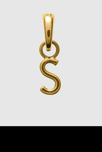 Water-Resistant Letter Charm