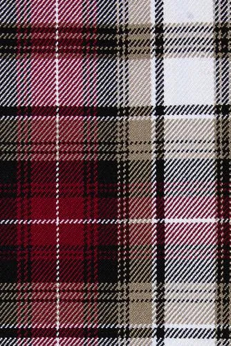 Women's Plaid Box Pleat Skirt Top of the Knee