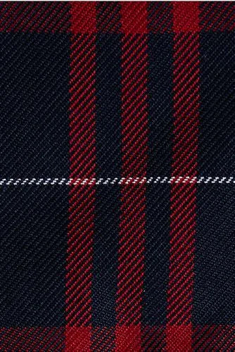 School Uniform Girls Plaid Box Pleat Skirt Top of the Knee